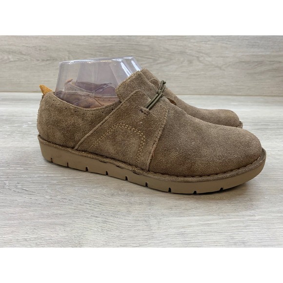Clarks Shoes - Clarks Artisan Women's Suede Loafers 7 Brown Slip On Comfort Casual Shoes